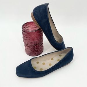 Boden Olive Ballerinas Navy Size 7